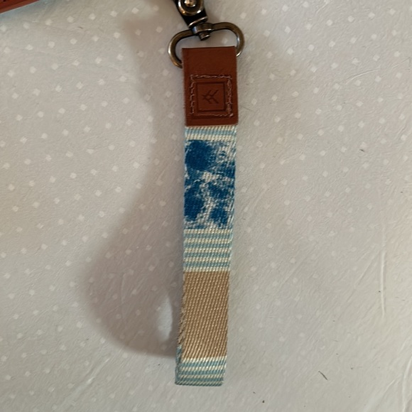 Thread wallet and small lanyard - ocean scene - Picture 4 of 6